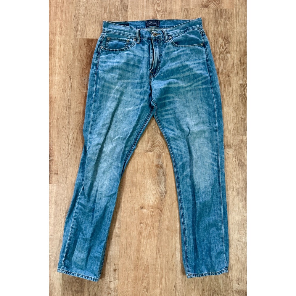 Lucky Brand 121 Heritage‎ Slim Jeans Light Wash Denim Women's W33 L32